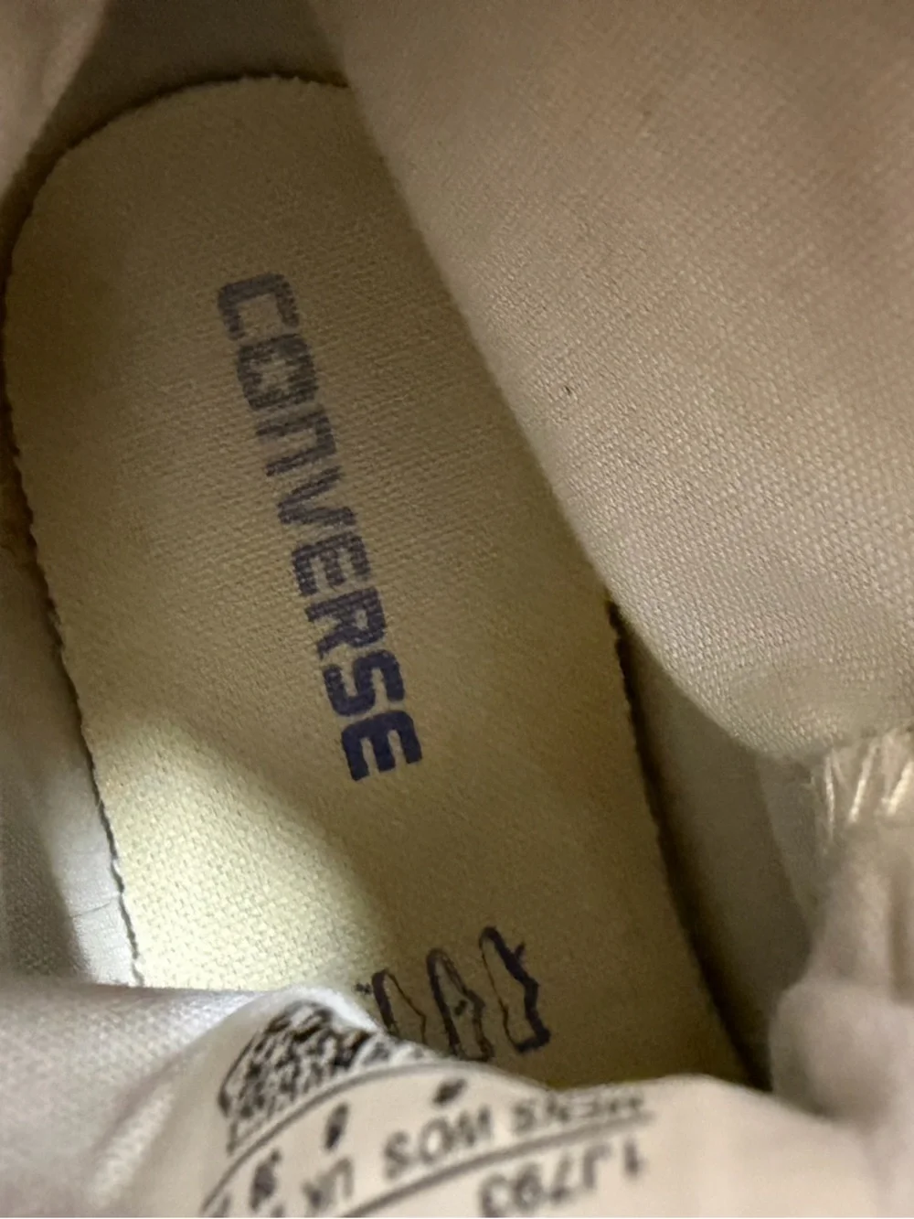 Converse Classic Grey Canvas High Top Sneakers - Picture 7 of 9